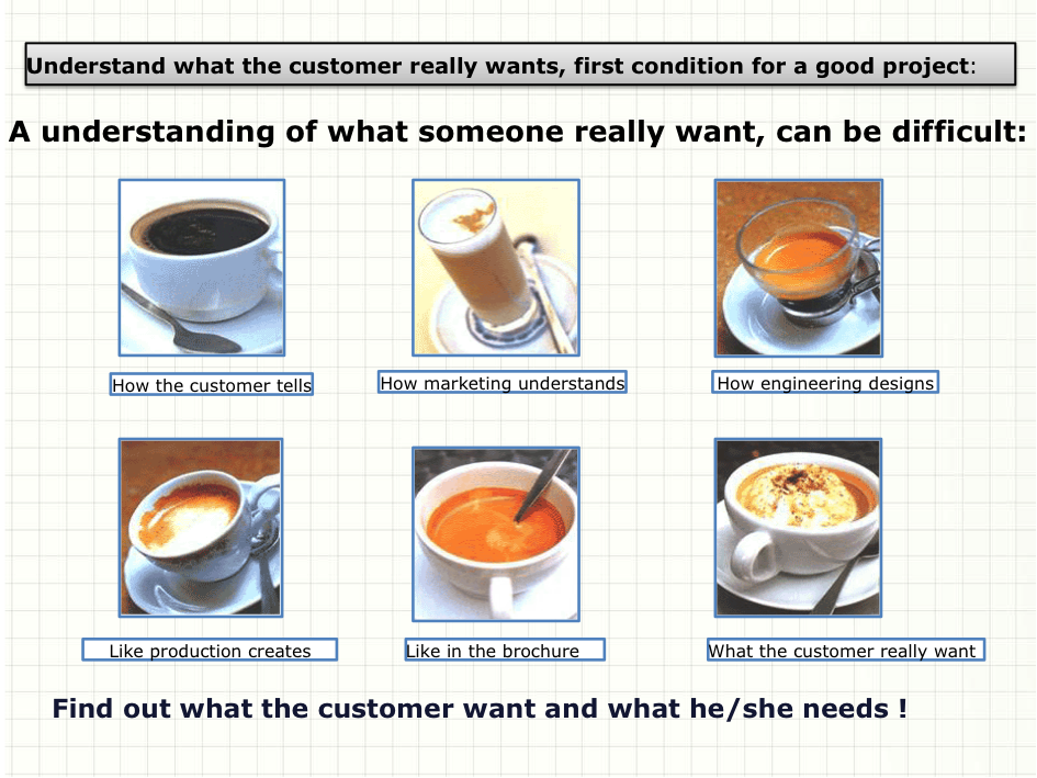 What the customer really want